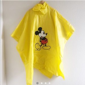 Vintage Mickey Mouse rain poncho
